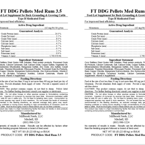 Millbrook Feeds DDG Pellets Med Rum 3.5