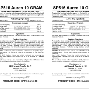 Millbrook Feeds Aureo 10 GRAM