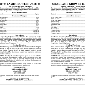 Millbrook Feeds Lamb Grower 16% BT25