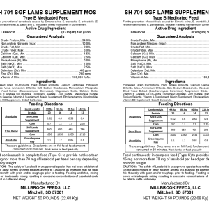 Millbrook Feeds Lamb Supplement MOS