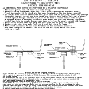 Ritchie Disc Thermostat Package for Fenwal Replacement