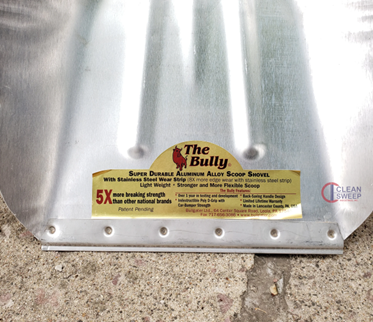 Clean Sweep Stainless Edge Scoop Shovel