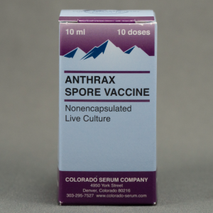 Colorado Serum Company Anthrax Spore Vaccine, 10 Dose